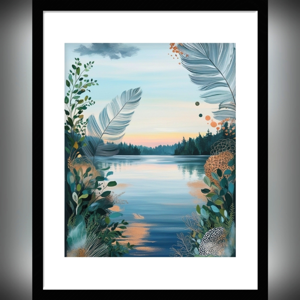 Framed Digital Artwork